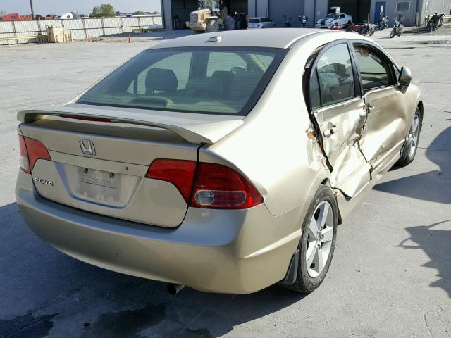 1HGFA16847L013919 - 2007 HONDA CIVIC GOLD photo 4