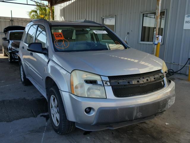 2CNDL13F856152312 - 2005 CHEVROLET EQUINOX LS SILVER photo 1