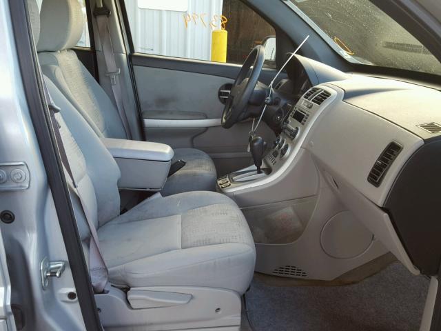 2CNDL13F856152312 - 2005 CHEVROLET EQUINOX LS SILVER photo 5