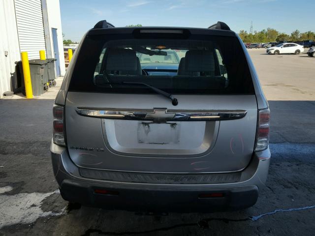 2CNDL13F856152312 - 2005 CHEVROLET EQUINOX LS SILVER photo 9