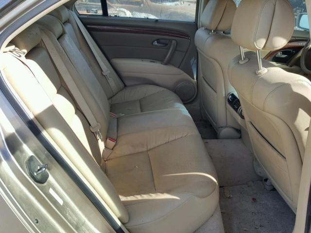 JH4KB165X5C013368 - 2005 ACURA RL BEIGE photo 6