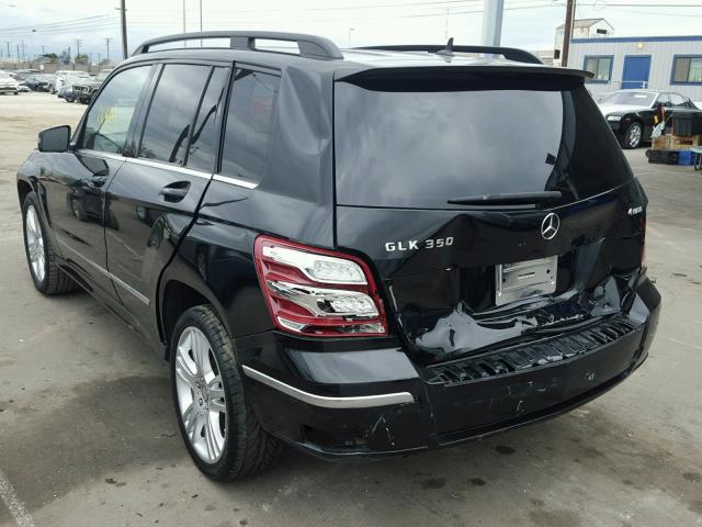 WDCGG8JB3DG121461 - 2013 MERCEDES-BENZ GLK BLACK photo 3