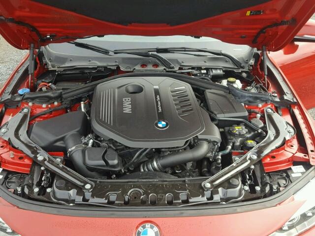 WBA4U1C59H5A15842 - 2017 BMW 440XI RED photo 7