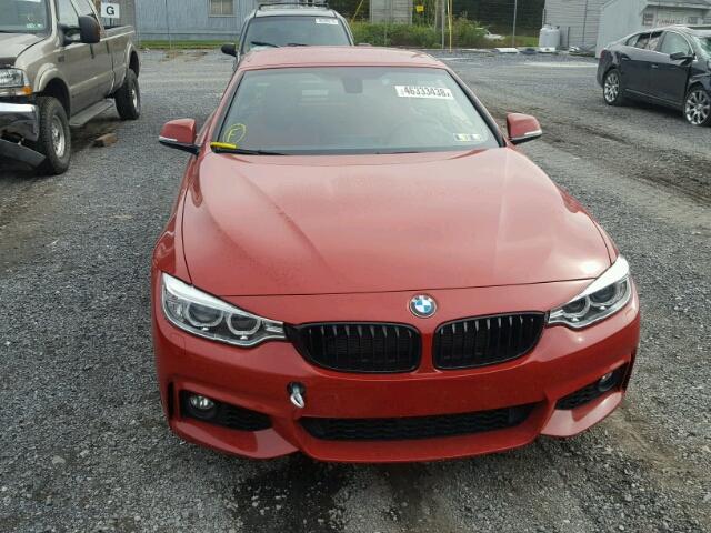 WBA4U1C59H5A15842 - 2017 BMW 440XI RED photo 9