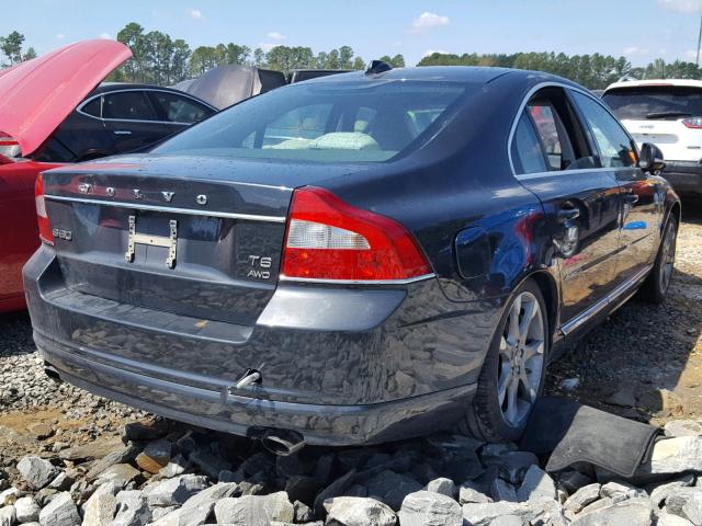 YV1902AH4C1160432 - 2012 VOLVO S80 T6 GRAY photo 4