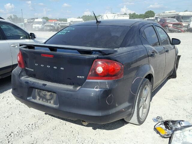 1C3CDZEG7CN315336 - 2012 DODGE AVENGER SX BLACK photo 4