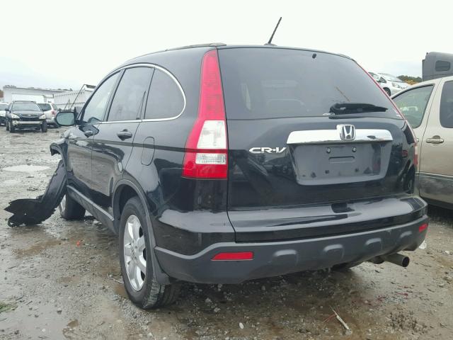 5J6RE48739L069711 - 2009 HONDA CR-V BLACK photo 3