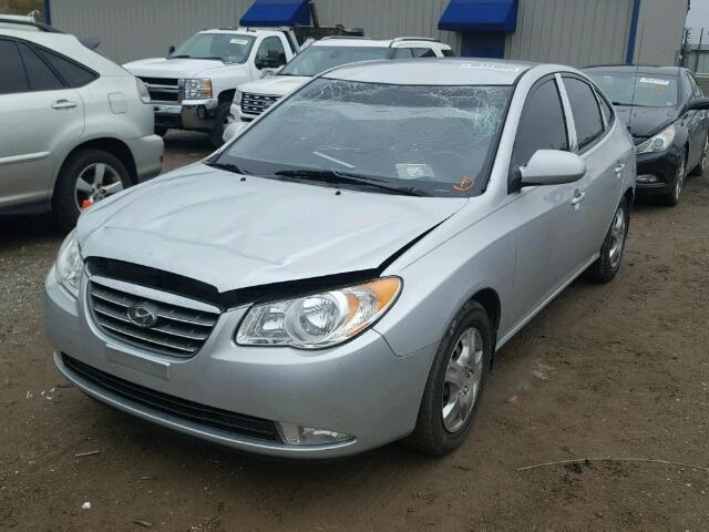 KMHDU46DX7U045016 - 2007 HYUNDAI ELANTRA GL SILVER photo 2