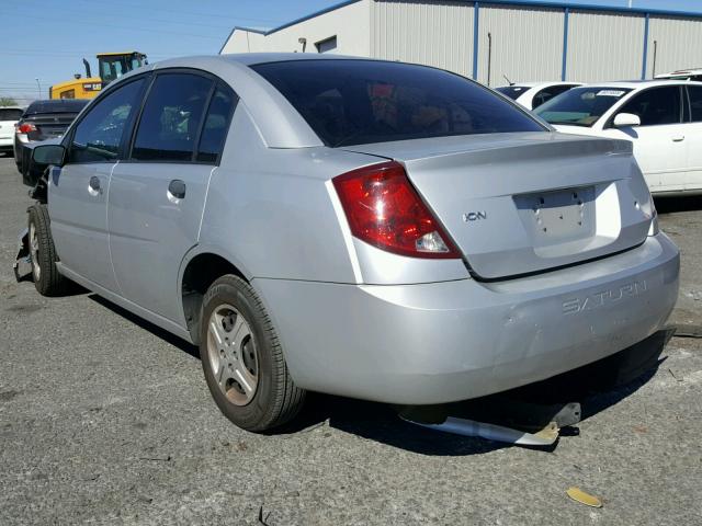 1G8AG52F43Z191527 - 2003 SATURN ION LEVEL SILVER photo 3