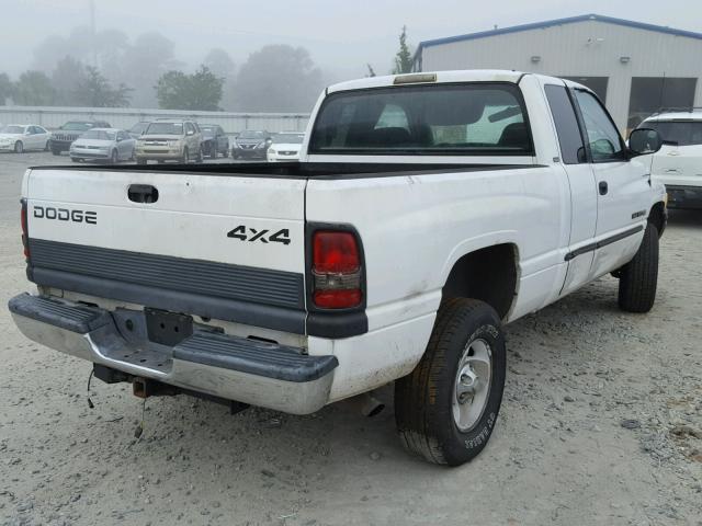 3B7HF13Z1YM200542 - 2000 DODGE RAM 1500 WHITE photo 4