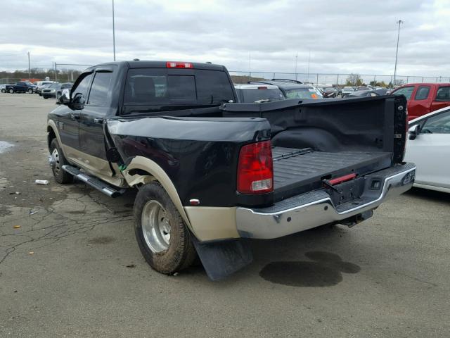 3D73Y4CL0BG518116 - 2011 DODGE RAM 3500 BLACK photo 3