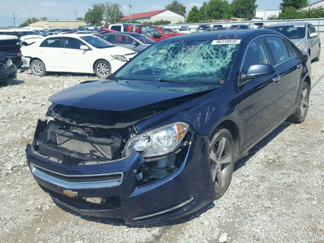 1G1ZC5E09CF325924 - 2012 CHEVROLET MALIBU 1LT BLUE photo 2