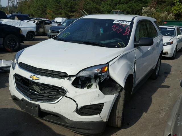 2GNALBEK4G1184270 - 2016 CHEVROLET EQUINOX LS WHITE photo 2