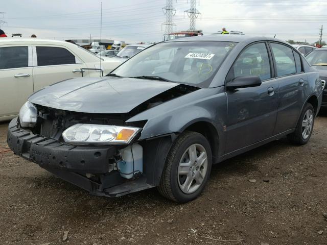 1G8AZ55F47Z202439 - 2007 SATURN ION GRAY photo 2