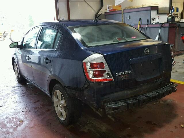 3N1AB61E48L680675 - 2008 NISSAN SENTRA 2.0 BLUE photo 3