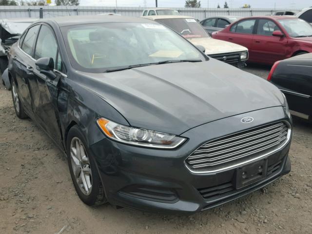 3FA6P0H75FR214584 - 2015 FORD FUSION SE GREEN photo 1