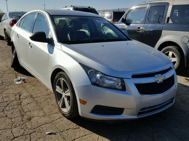 1G1PE5SB0E7123526 - 2014 CHEVROLET CRUZE LT SILVER photo 1