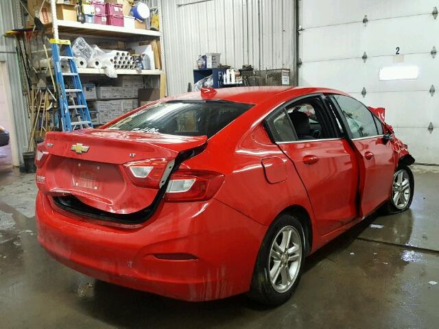 1G1BE5SM9G7317924 - 2016 CHEVROLET CRUZE RED photo 4