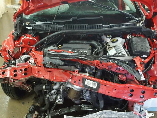 1G1BE5SM9G7317924 - 2016 CHEVROLET CRUZE RED photo 7