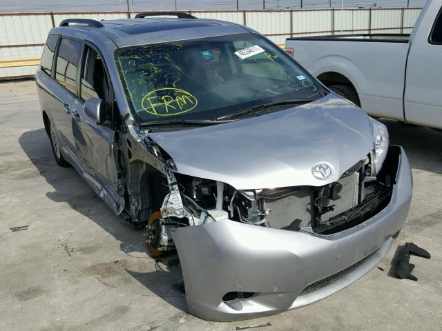 5TDYK3DC8GS763247 - 2016 TOYOTA SIENNA XLE BLUE photo 1