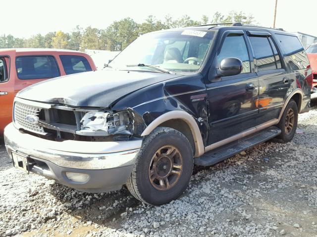 1FMRU17L3XLB80063 - 1999 FORD EXPEDITION BLACK photo 2