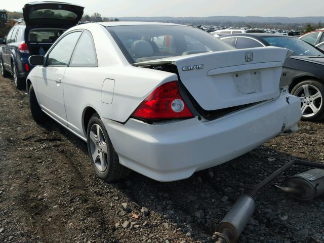1HGEM21955L064173 - 2005 HONDA CIVIC EX თეთრი ფოტო 3