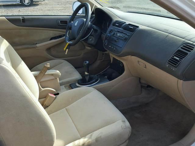 1HGEM21955L064173 - 2005 HONDA CIVIC EX თეთრი ფოტო 5