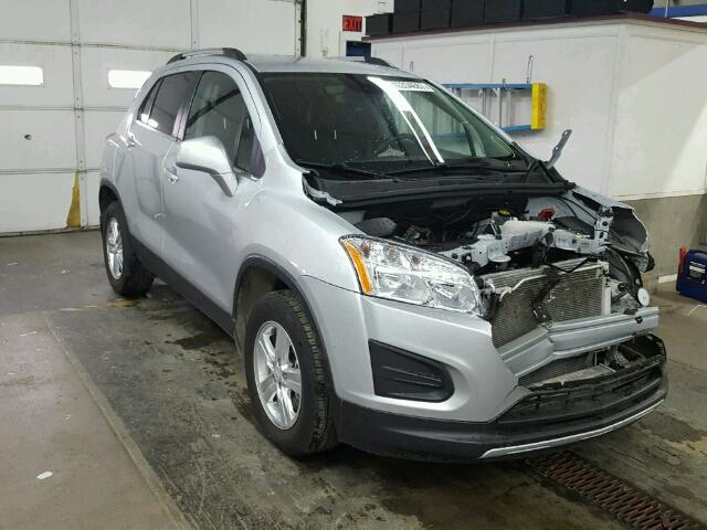 KL7CJRSB2FB135603 - 2015 CHEVROLET TRAX 1LT SILVER photo 1