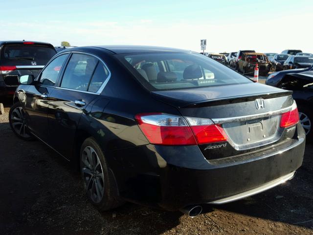 1HGCR2F5XFA055268 - 2015 HONDA ACCORD SPO BLACK photo 3