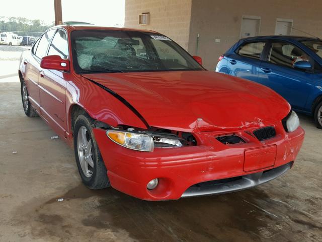 1G2WP52K12F167523 - 2002 PONTIAC GRAND PRIX RED photo 1