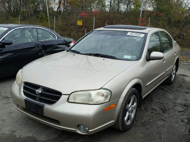 JN1CA31A6YT211834 - 2000 NISSAN MAXIMA GLE TAN photo 2