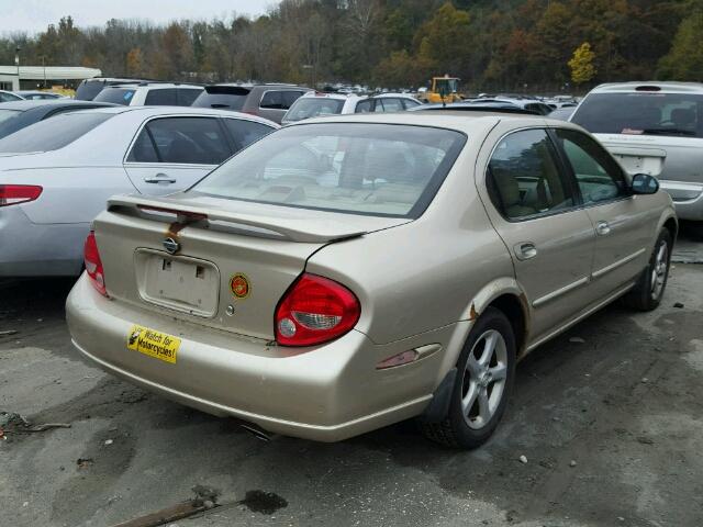 JN1CA31A6YT211834 - 2000 NISSAN MAXIMA GLE TAN photo 4