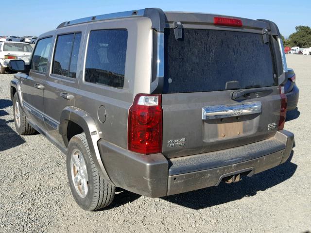 1J8HG58296C139559 - 2006 JEEP COMMANDER Bej foto 3