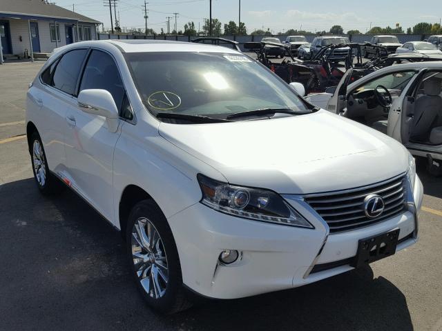 JTJZB1BA1D2409080 - 2013 LEXUS RX 450 WHITE photo 1