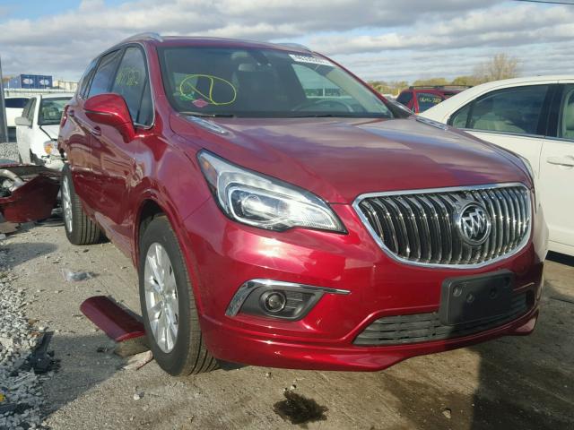 LRBFXBSA9HD031371 - 2017 BUICK ENVISION E RED photo 1