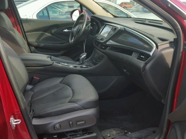 LRBFXBSA9HD031371 - 2017 BUICK ENVISION E RED photo 5