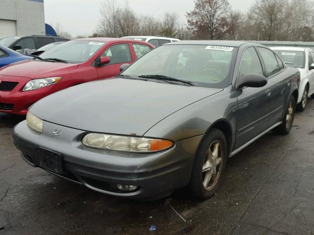 1G3NL52E94C162653 - 2004 OLDSMOBILE ALERO GL GRAY photo 2