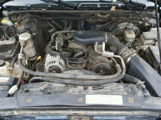 1GNDT13W6X2105789 - 1999 CHEVROLET BLAZER BLUE photo 7