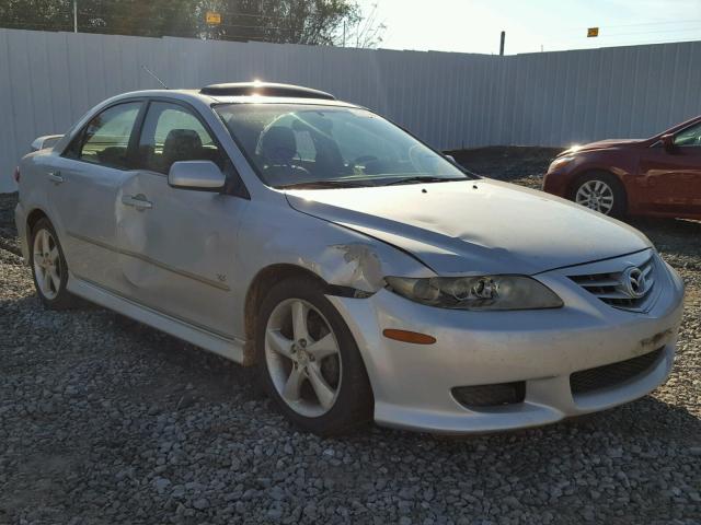 1YVHP80D955M13605 - 2005 MAZDA 6 S SILVER photo 1