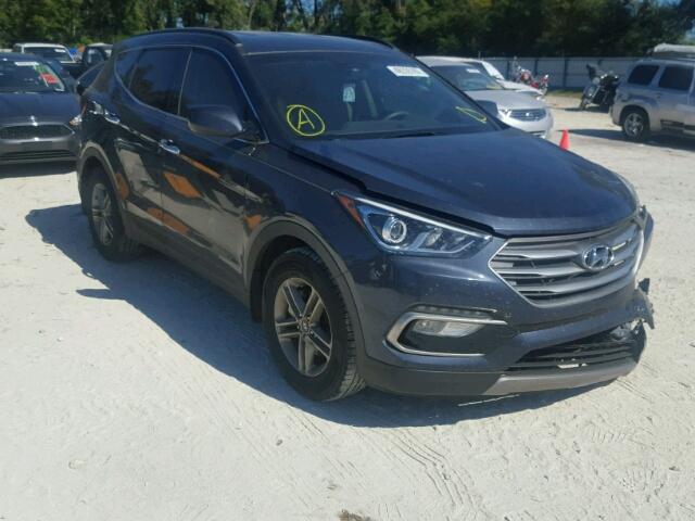 5NMZU3LBXHH010685 - 2017 HYUNDAI SANTA FE S 蓝色 照片 1