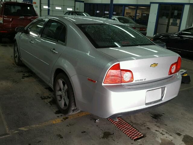 1G1ZC5EUXCF121670 - 2012 CHEVROLET MALIBU 1LT SILVER photo 3