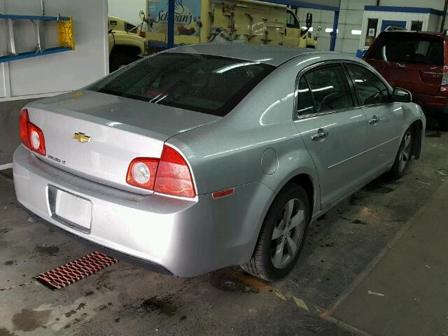 1G1ZC5EUXCF121670 - 2012 CHEVROLET MALIBU 1LT SILVER photo 4