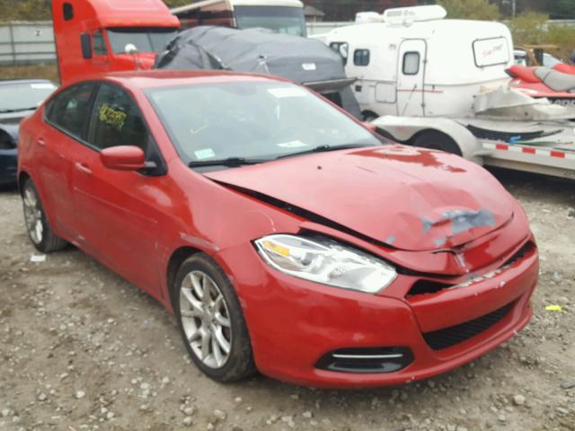 1C3CDFBA7DD258884 - 2013 DODGE DART SXT RED photo 1