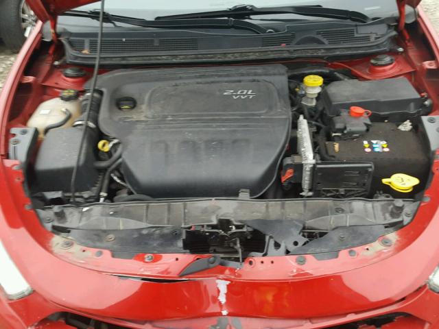 1C3CDFBA7DD258884 - 2013 DODGE DART SXT RED photo 7