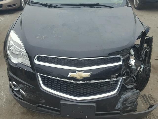 2GNALPEK2D6251024 - 2013 CHEVROLET EQUINOX LT BLACK photo 7