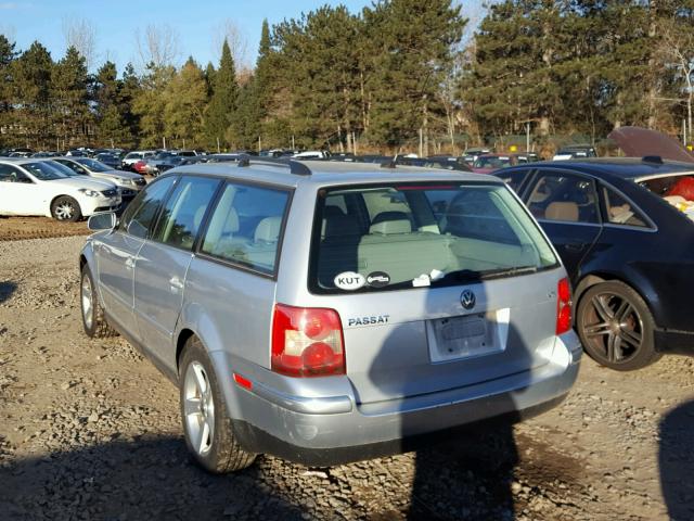 WVWWH63B94E015656 - 2004 VOLKSWAGEN PASSAT SILVER photo 3