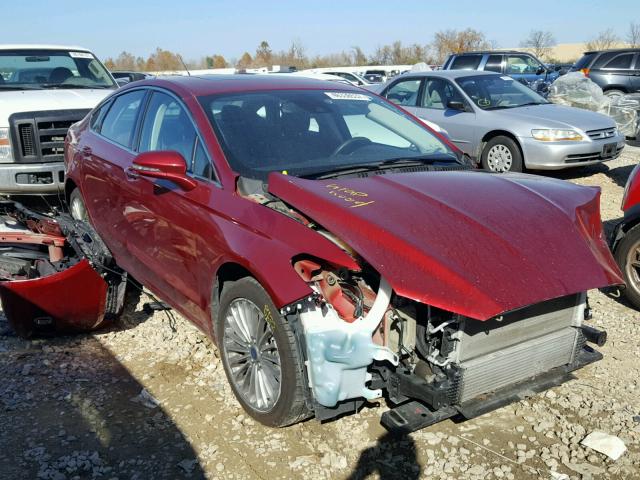 3FA6P0D98GR224485 - 2016 FORD FUSION TIT RED photo 1