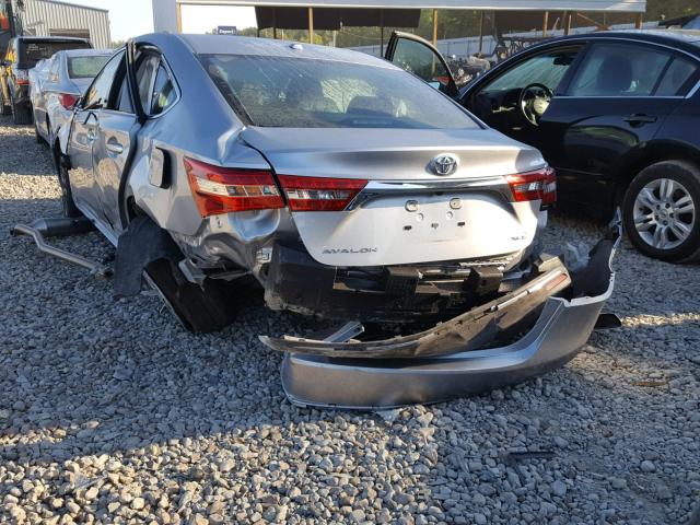4T1BK1EB8JU285359 - 2018 TOYOTA AVALON XLE SILVER photo 3