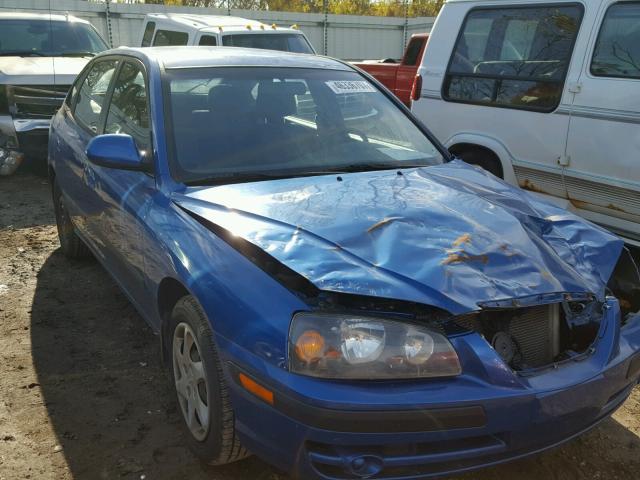 KMHDN56D05U144038 - 2005 HYUNDAI ELANTRA GL BLUE photo 1