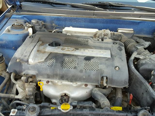 KMHDN56D05U144038 - 2005 HYUNDAI ELANTRA GL BLUE photo 7